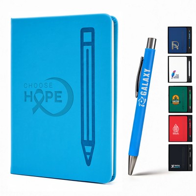 Magnetic Journal & Metal Pen Set