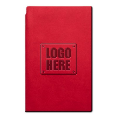 Comfortable Touch Soft-Cover Travel Journal w/Penholder