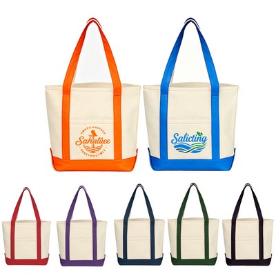 Full Color SMALL STARBOARD 24 OZ. COTTON CANVAS TOTE BAG