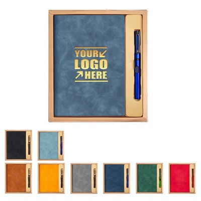 A5 Notebook Journals & Pen In Case Gift Set